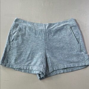 GAP Women’s 3” Chambray Linen Blend Pull on Shorts | Large